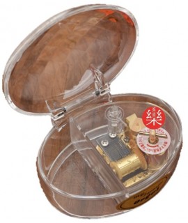 貝殼型 透明 音樂盒 MUSIC BOX